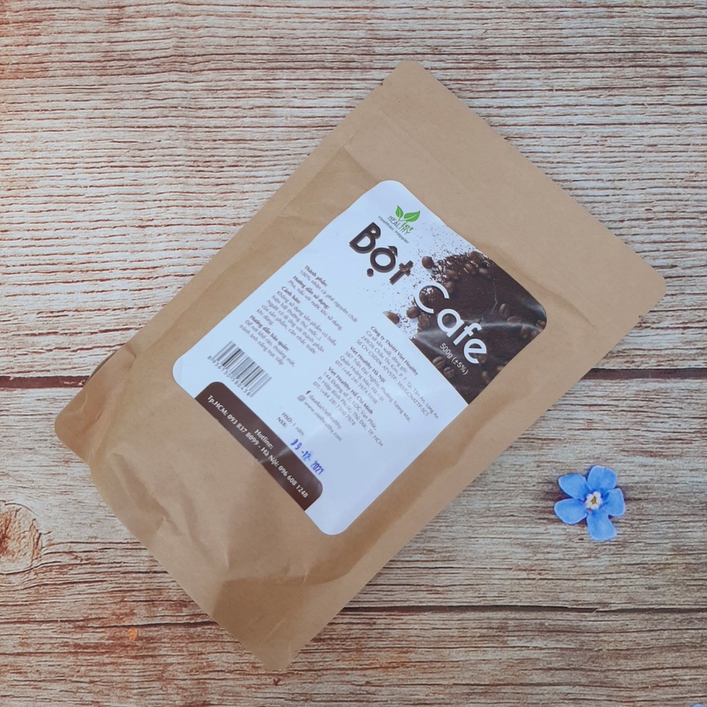 TẶNG 10 TÚI LỌC - Bột cà phê nguyên chất Enema VietHealthy 500gr - Coffee enema  làm đẹp da, thải độc đại tràng, gan