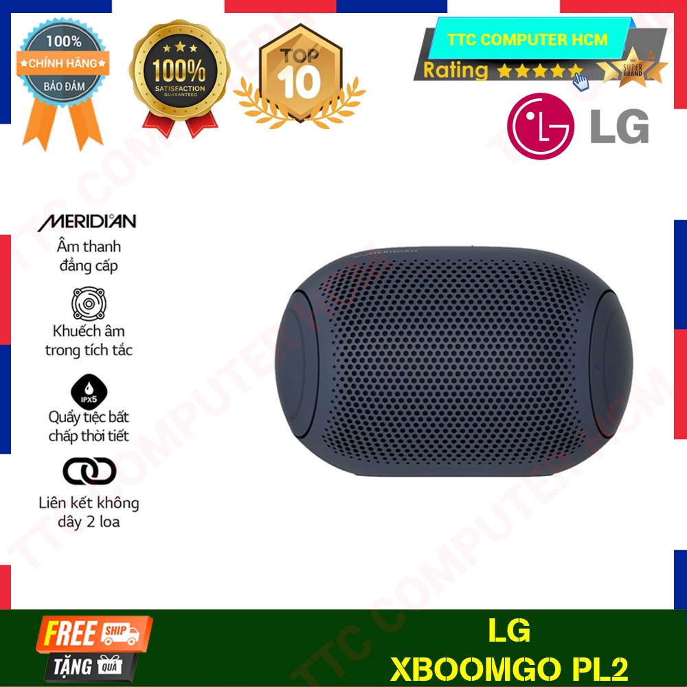 LG XBOOMGo PL2 | Loa Bluetooth Di Động LG Xboomgo PL2 - HÀNG CHÍNH HÃNG TTC COPUTER HCM