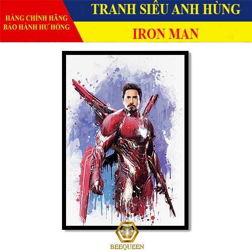 [MS51-75] Tranh Siêu Anh Hùng Người Sắt - Iron Man