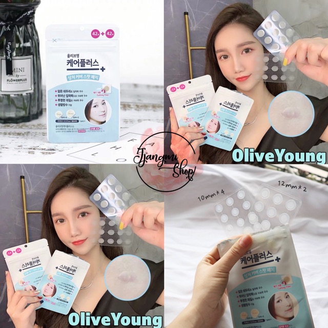 Miếng dán mụn Careplus Olive Young / Care Plus Scar Cover Spot Patch
