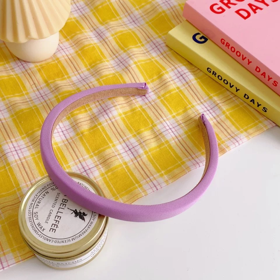 Băng Đô Cài Tóc Bằng Vải Nhiều Màu Sắc Dễ Thương Dành Cho Nữ