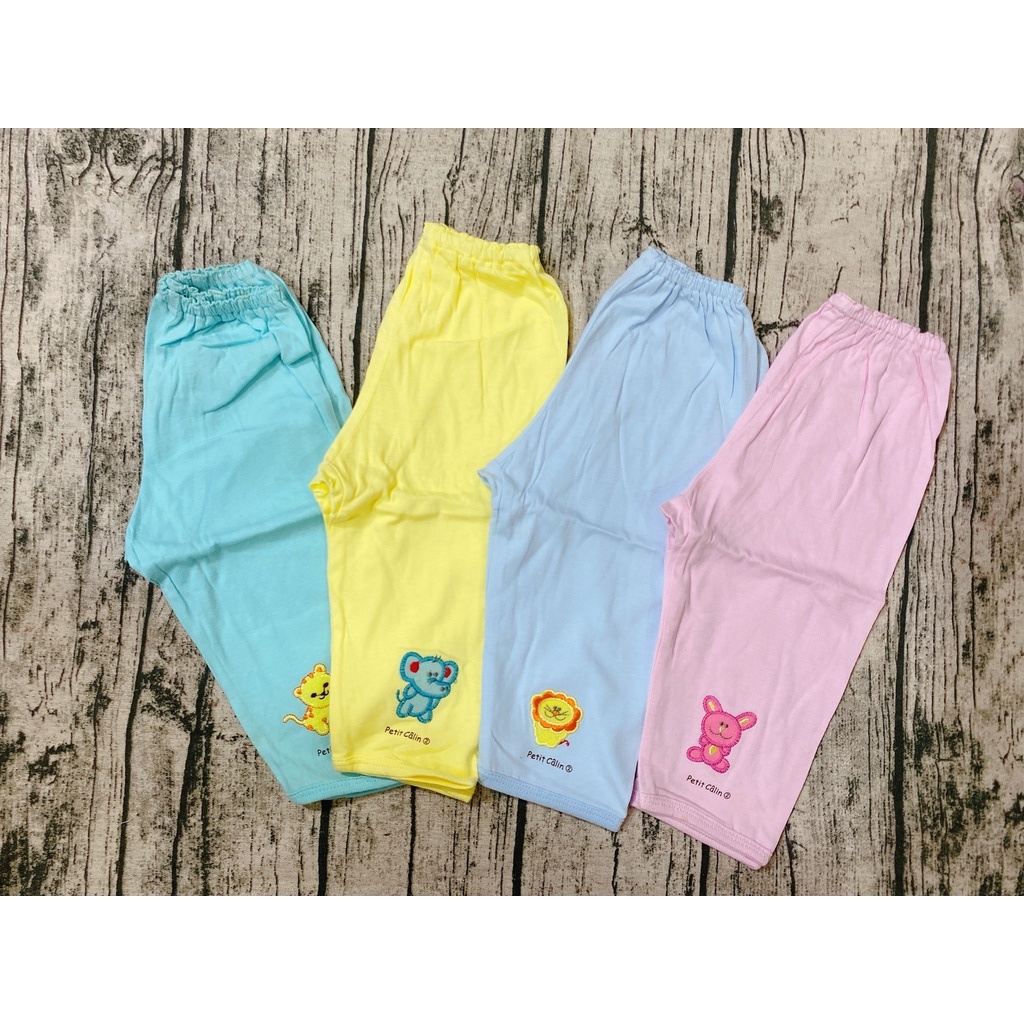 Set 5 quần dài bé sơ sinh màu 4~ 10kg