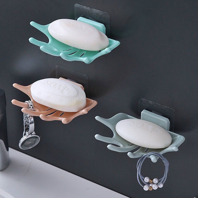 Giá Nhựa Để Xà Phòng Gắn Tường Hình Vương Miện