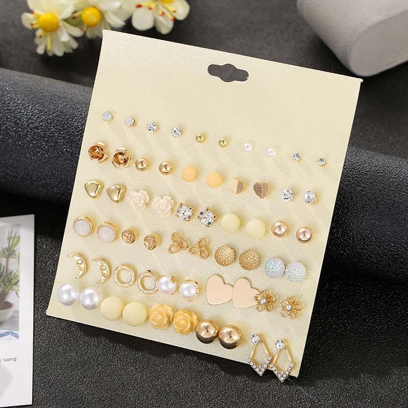 SET 30 ĐÔI BÔNG TAI  XINH XẮN - HÀNG CÓ SẴN