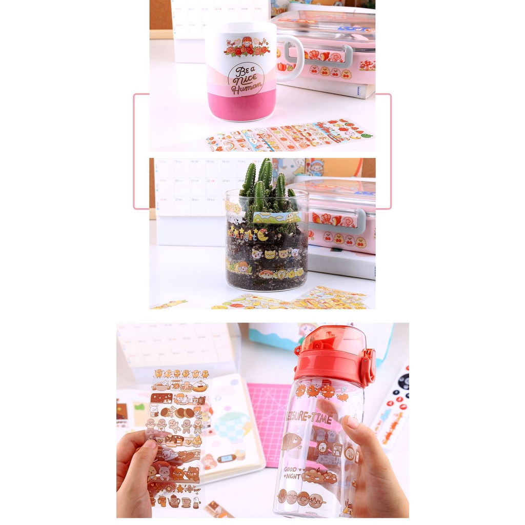 Miếng dán Sticker màu sắc Đáng yêu