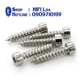 Vít đầu lục giác 3x15mm màu inox hàng đẹp