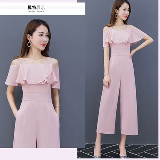 .JUPSUIT THỜI TRANG❣️FREESHIP❣️ JUMPSUIT LỬNG TRỄ VAI