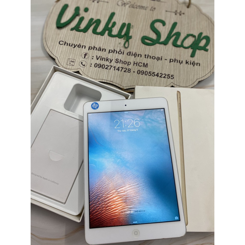 iPad Mini 1 (Only Wifi) giá rẻ thích hợp học online,giải trí tặng kèm Hộp