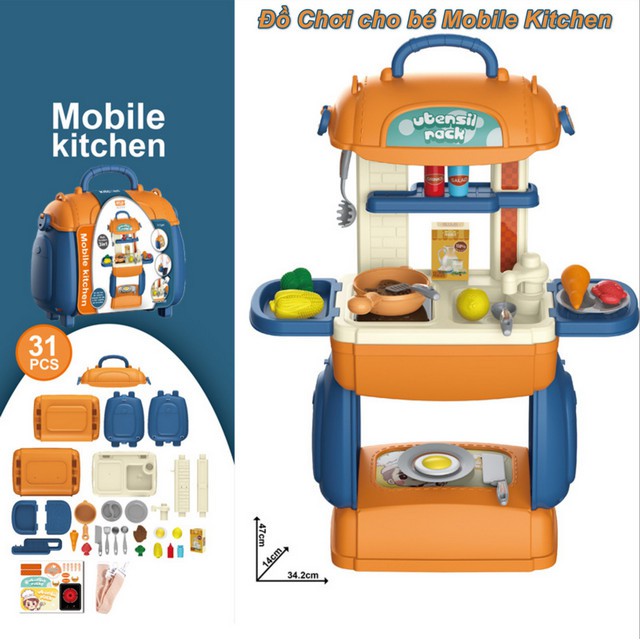 Đồ Chơi cho bé Mobile Kitchen - Home and Garden