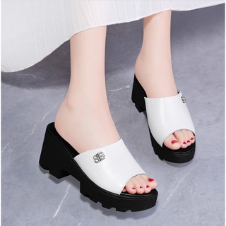 Dép cao gót đế thô 5f GPSHOP