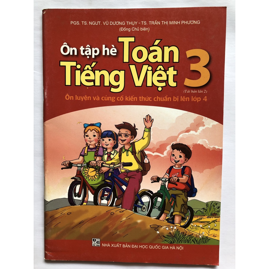 Sách - Ôn tập hè Toán Tiếng Việt 3 (Ôn luyện và củng cố kiến thức chuẩn bị lên lớp 4)