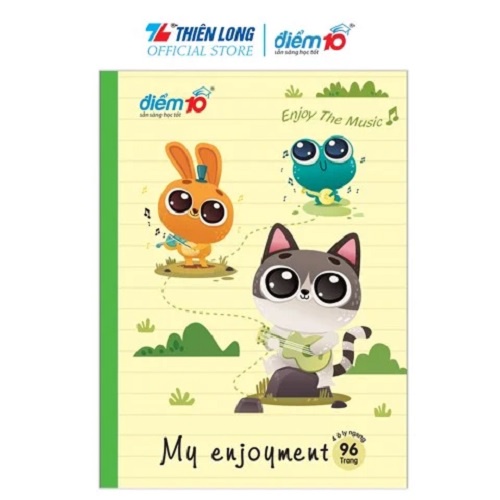 Combo 10 Tập học sinh 96 trang 4 ô ly ngang 60 gsm Điểm 10 TP-NB072