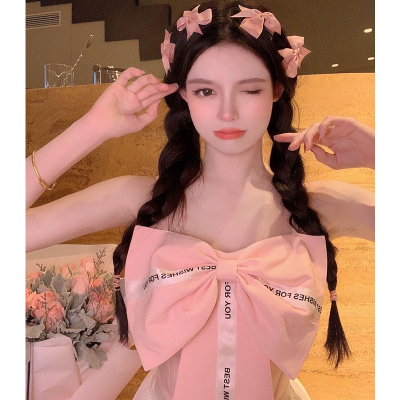 Áo Quây Ngực Đính Nơ Thời Trang Mùa Hè Quyến Rũ Dễ Phối Đồ