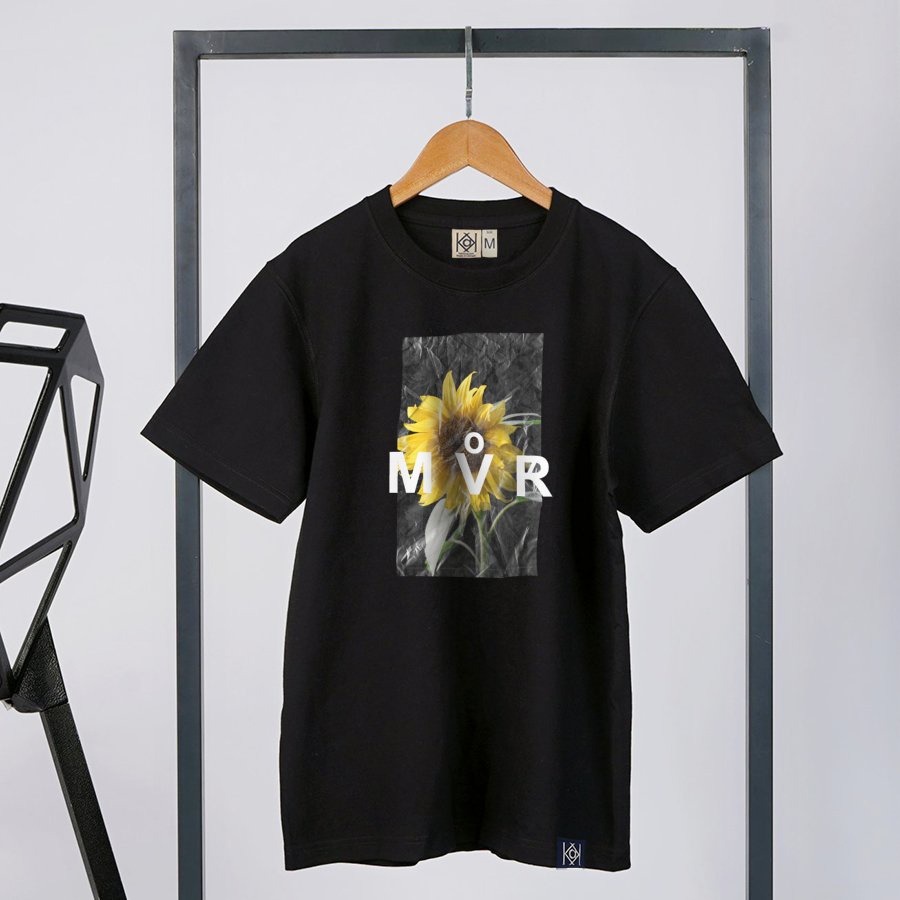 Áo Phông Thun Nam Nữ Cotton Unisex Hình 3D Hoa Hướng Dương Đà Lạt Phong Cách Vinatge Retro MVR LITH20052001