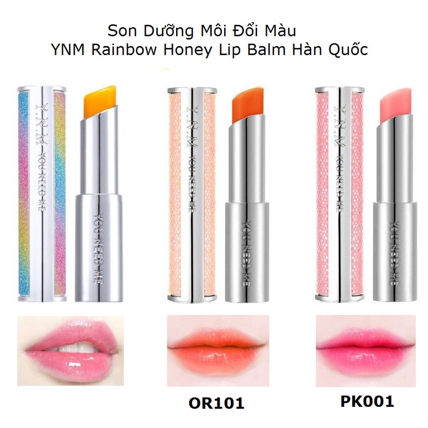 Son dưỡng YNM Rainbow Honey Lip Balm