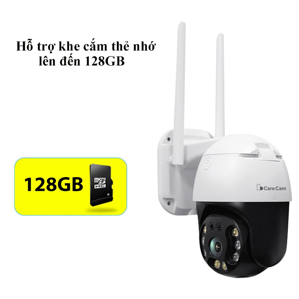 Camera Wifi CARECAM PRO PTZ - FHD1296 - 3.0MP Ngoài Trời Chống Nước Xem Đêm Có Màu | BigBuy360 - bigbuy360.vn