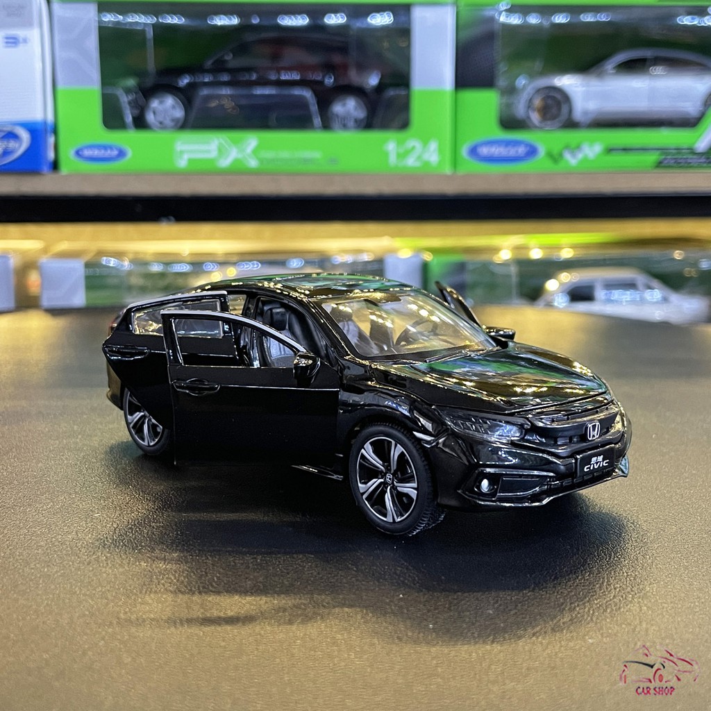 Mô hình xe ô tô Honda Civic 2019 tỉ lệ 1:32 màu đen