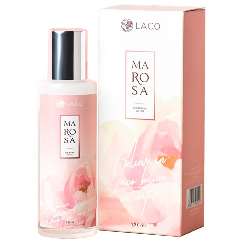 Nước Tẩy Trang Marosa Laco không cồn - Hỗ trợ làm sạch da, loại bỏ lớp trang điểm và bụi bẩn (chai 120ml)