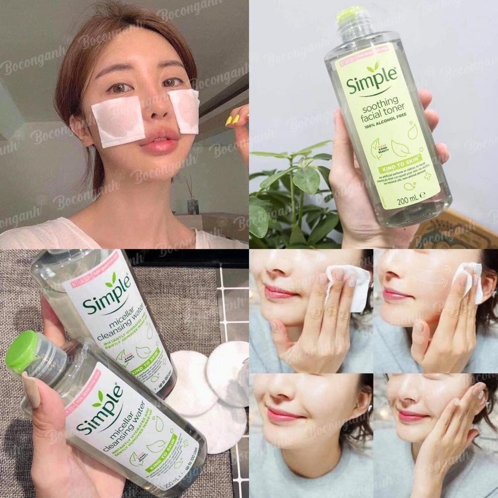 NƯỚC HOA HỒNG SIMPLE KIND TO SKIN SMOOTHING FACIAL TONER