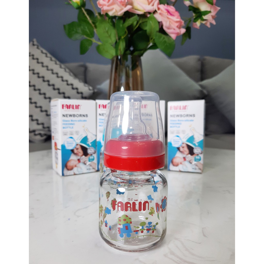 Bình Sữa Thủy Tinh Farlin - 60ml