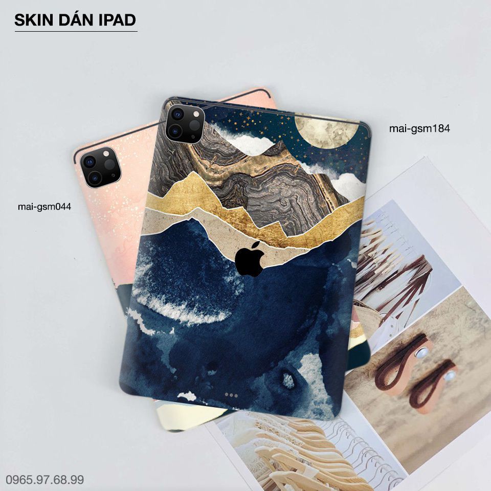 Skin dán iPad in hình Nửa đêm mùa đông -184 (inbox mã máy cho Shop)