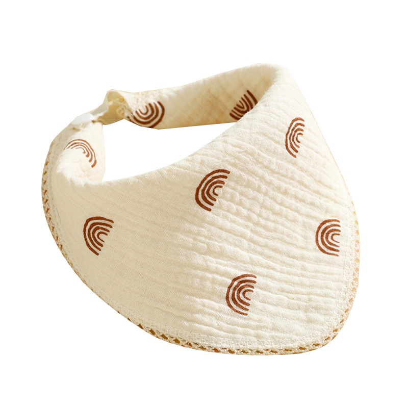 Yếm Ăn Cotton Mềm Mại Thấm Hút Tốt Cho Bé