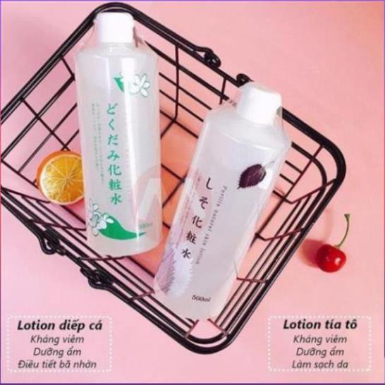 Nước hoa hồng diếp cá tía tô giảm mụn Dokudami 500ml Nhật Bản toner diếp cá | BigBuy360 - bigbuy360.vn