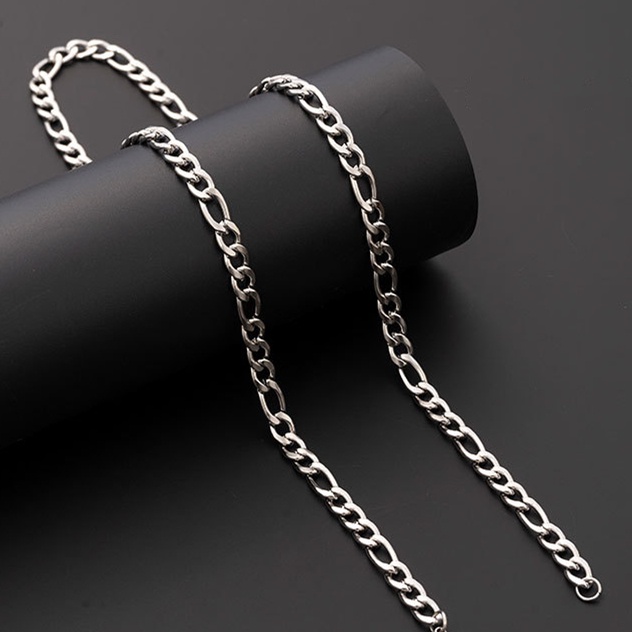 Vòng cổ Bằng Thép Không Gỉ 316L Màu Bạc Thời Trang Dành Cho Nam Và Nữ X043