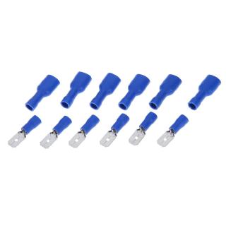 [rememberme]FDFD2-250 16-14AWG Male/Female Kit Insulated Spade Wire Connector Terminal #ORP