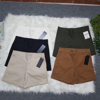 Quần short kaki lật lai