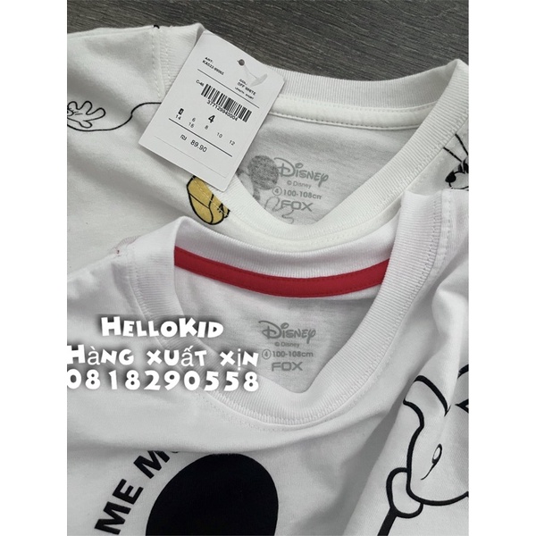 A398 - Áo thun nhiều hình Mickey cho bé
