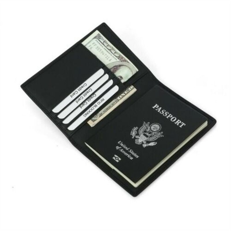 Travel RFID Blocking Passport Tickets ID Card Wallet Holder Boarding Card Wallet