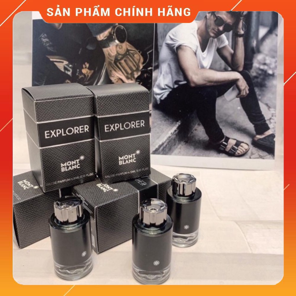 Nước Hoa Mini Nam MONT BLANC EXPLORER  EDP 4,5ml( mùi y chang Creed Aventus)