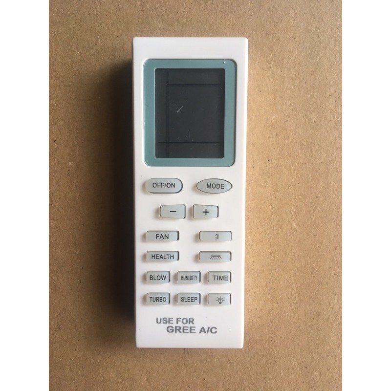 Điều khiển điều hòa Gree YB1FA  loại tốt -tặng kèm pin ,Remote điều hòa máy lạnh Gree 2 chiều YB1FA