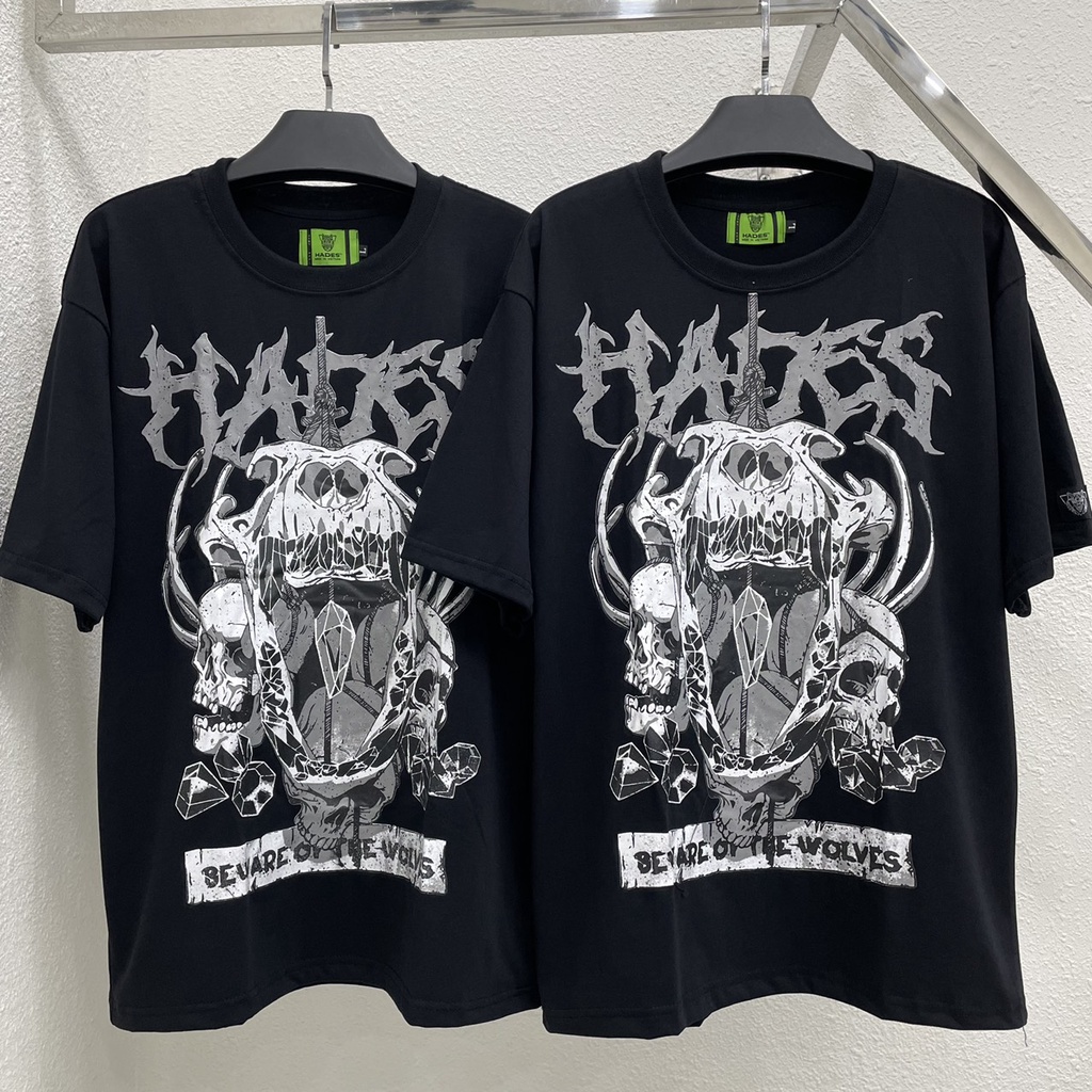 Áo thun HADES skull worlf tee nam nữ unisex Kun shop