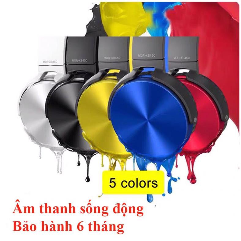 [BH 6 tháng] Tai nghe chụp tai SONY MBR XB450 EXTRA BASS tích hợp micro, âm thanh trầm nghe cực hay