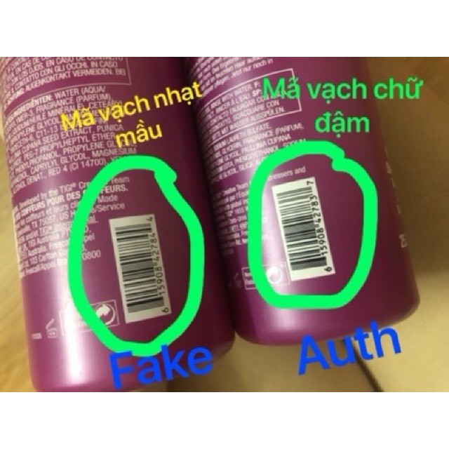 Dầu gội Tigi Đỏ - Tím Chính Hãng