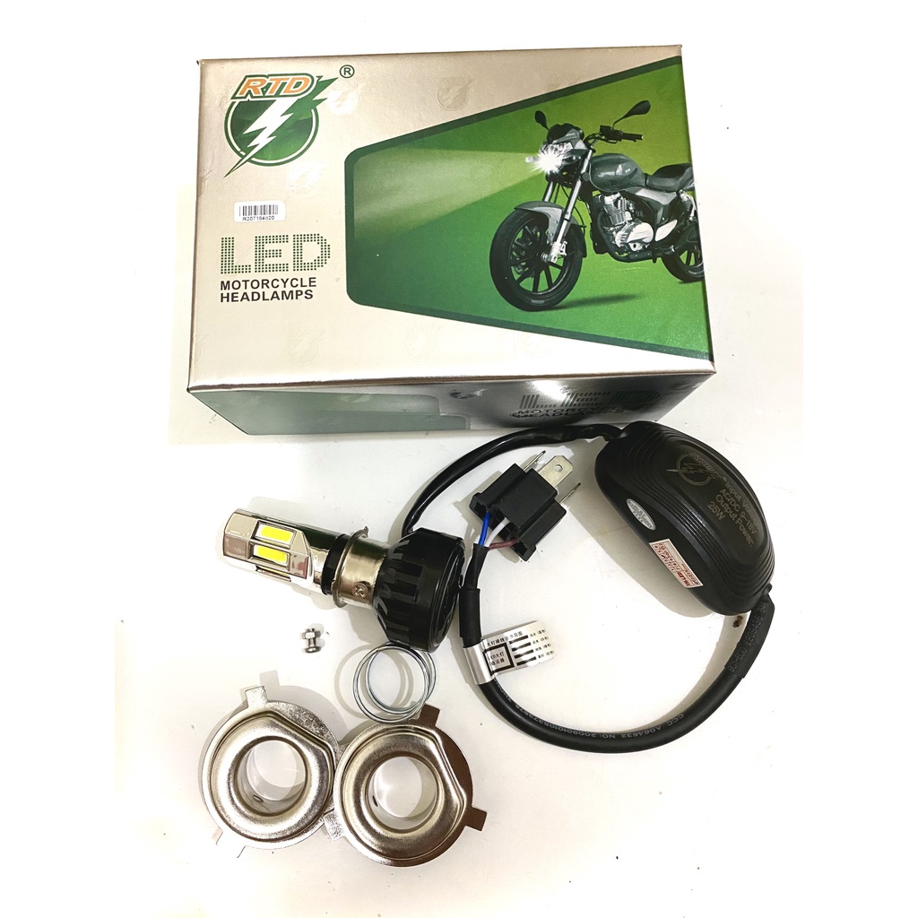 Đèn pha led 6 tim RTD-M02E Chính Hãng Lắp Ô Tô Xe Máy Mẫu Mới 2023