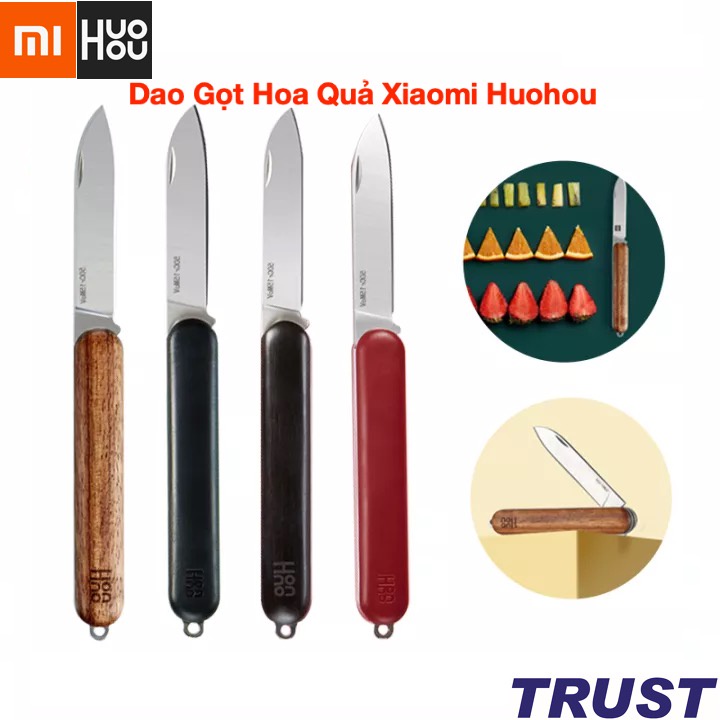 Dao gọt hoa quả gấp gọn cao cấp Xiaomi HuoHou HU0101, HU0102, HU0103, HU0104