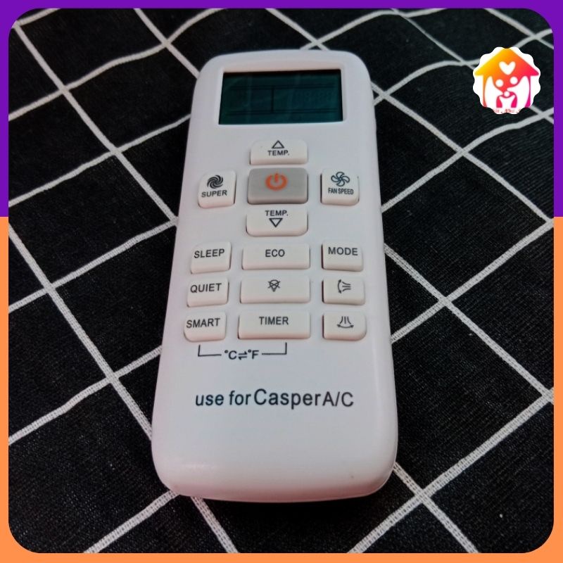 Điều Khiển Điều Hòa CASPER 2 Chiều Ngắn Mới