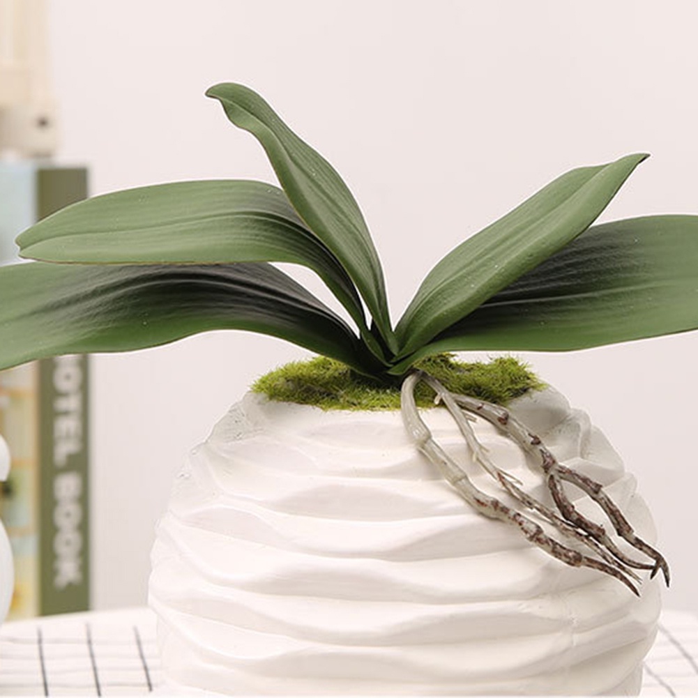 1 Cây Hoa Lan Giả Để Bàn Trang Trí Nhà Cửa / Văn Phòng DIY