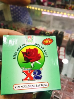 Kem ngừa mụn 3 tác dụng X2