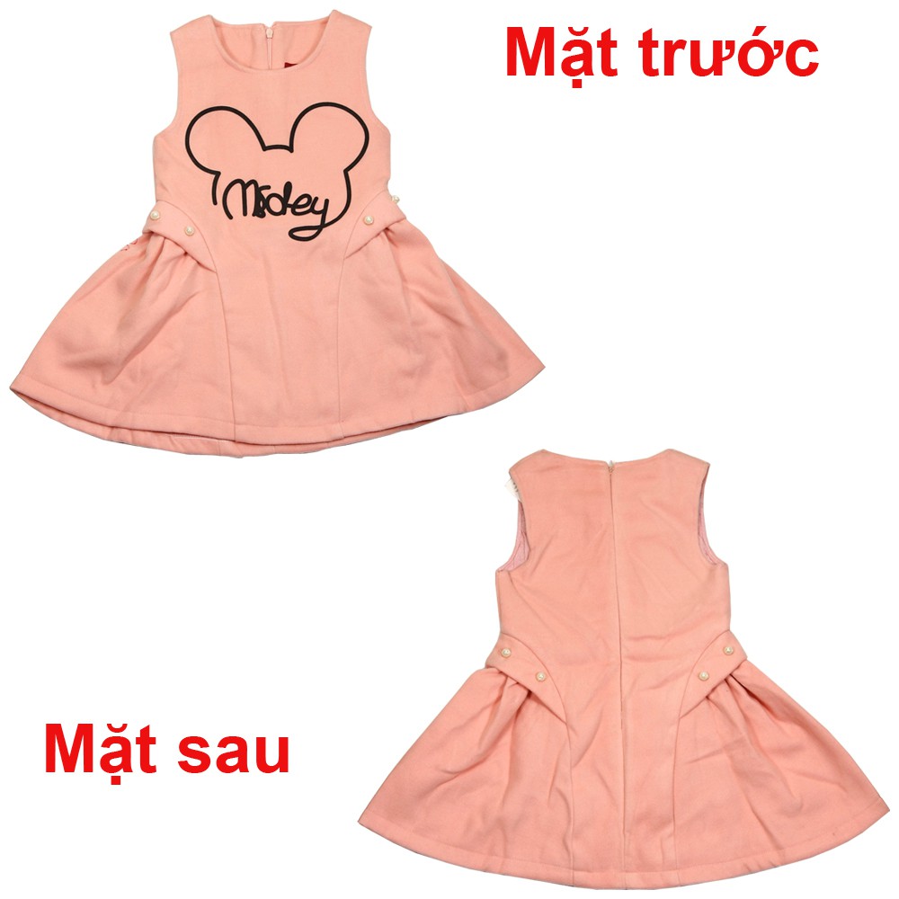 Váy,đầm dạ cực xinh mặc tết HÀNG ĐẸP cho bé gái 2- 6 TUỔI - VD0500 - ẢNH THẬT
