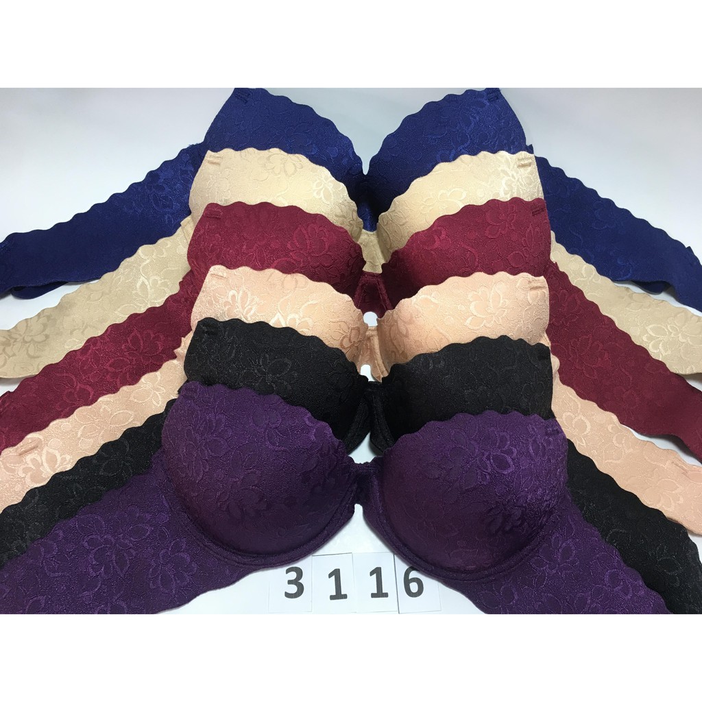 Áo ngực su đúc nâng dày có lỗ thông hơi họa tiết sang trọng MS3116