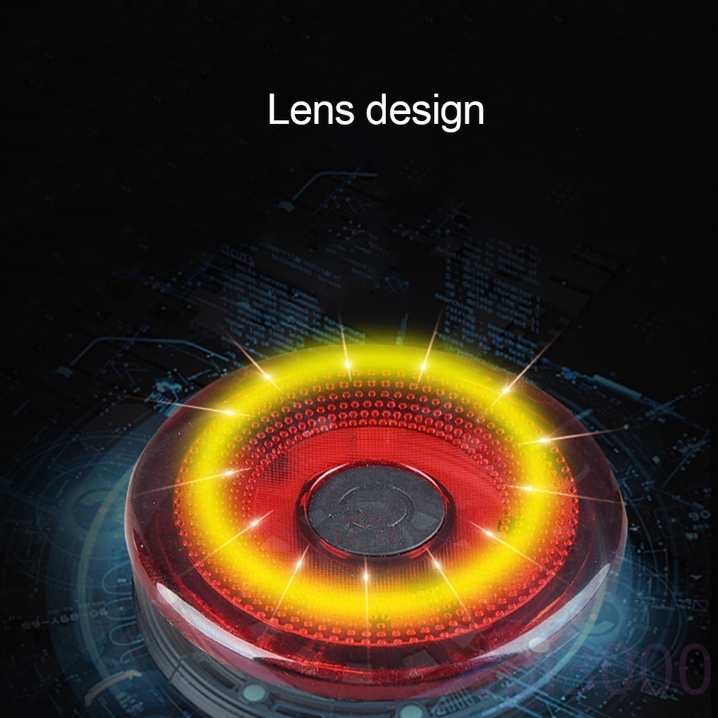 Đèn xi nhan gắn đuôi xe đạp độ sáng 400lm chống thấm nước có thể điều chỉnh