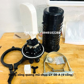 Măng xông quang mũ chụp GY 08-A (6 cổng) 24FO->96FO