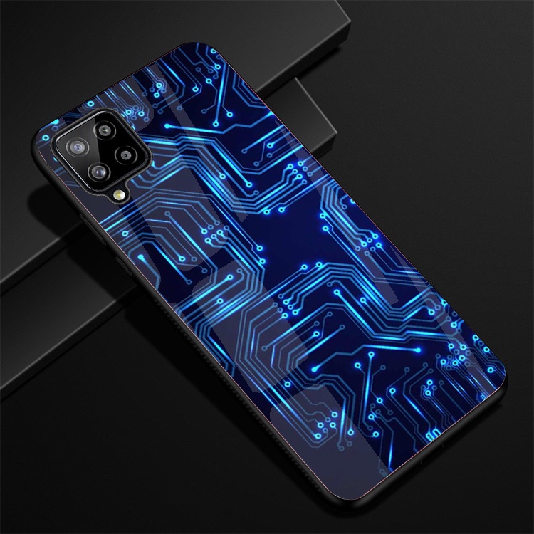 Ốp Lưng Kính SAMSUNG GALAXY A12, A22,M32, A22 5G, M12, M22 Hình in 3D sáng bóng cao cấp