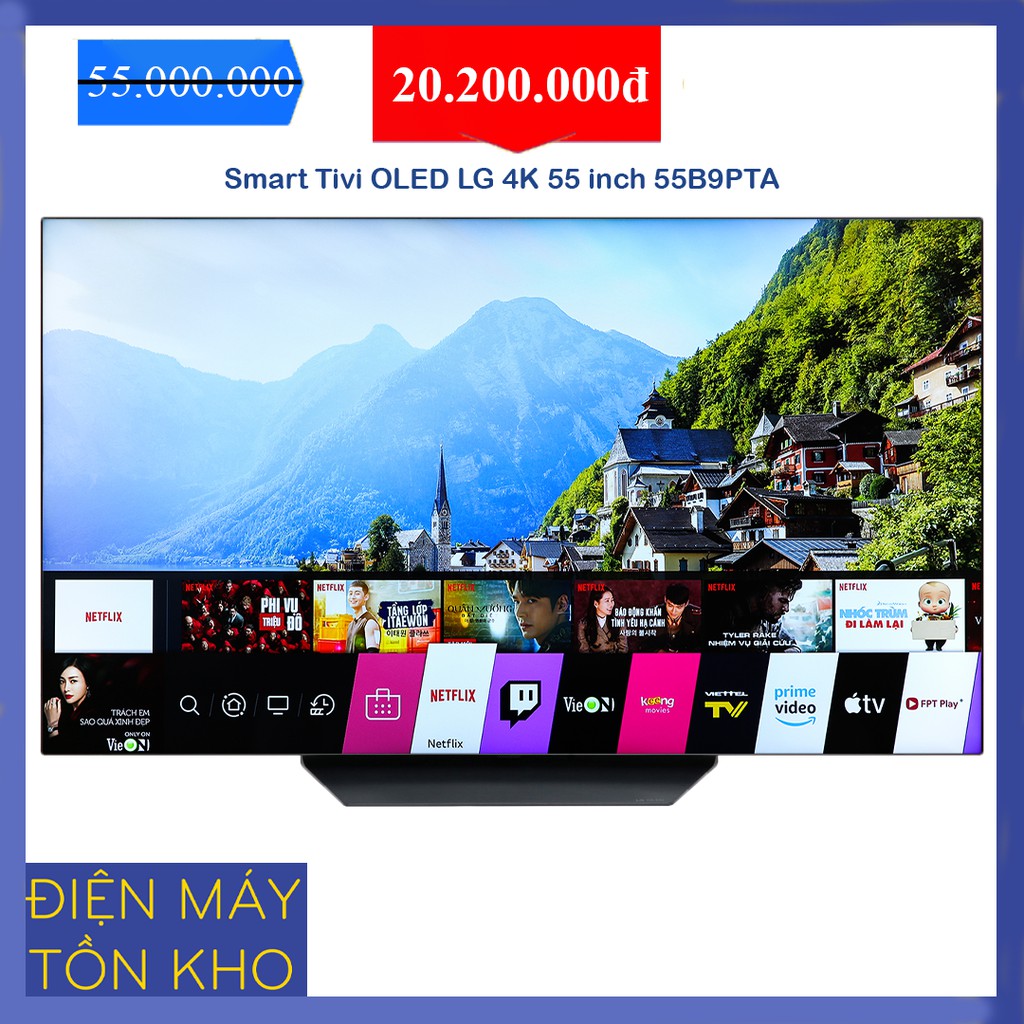 Smart Tivi OLED LG 4K 55 inch 55B9PTA