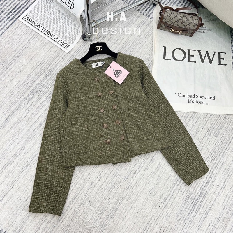 Áo dạ tweed hit hot