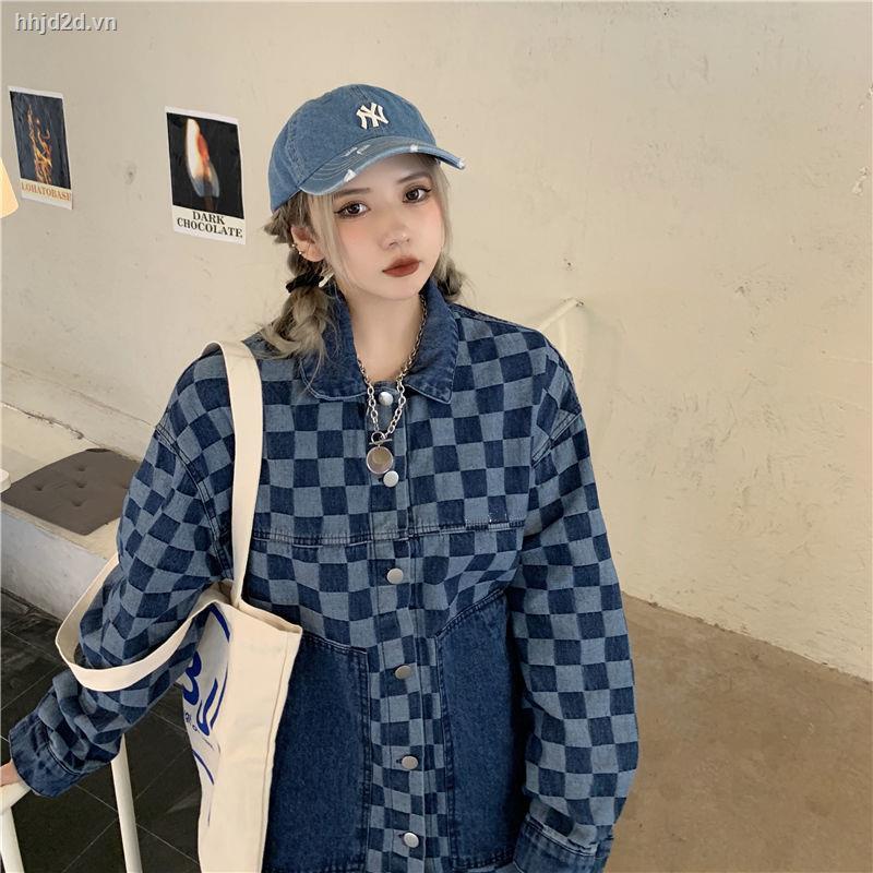 Áo khoác denim phối túi phong cách retro thời trang mùa thu 2021 cho nữ | BigBuy360 - bigbuy360.vn